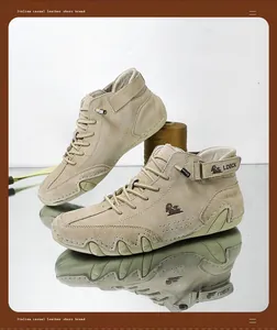 Bottines Martin en daim de qualité supérieure pour femmes avec reflet élégant