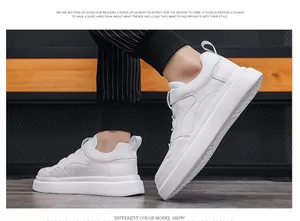 Sleek white low-top casual sneakers for men, stylish minimalist design for daily wear