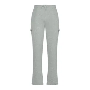 Graue Herren-Cargohose mit warmem Fleecefutter und Kordelzug für den kalten Winter