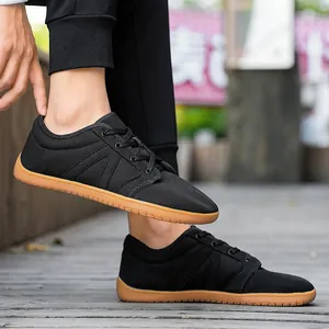 Scarpe a Piedi Nudi per Uomo Donna Punta Larga Maglia Traspirante Sneakers Minimaliste Antiscivolo per Palestra Fitness Ciclismo Allenamento