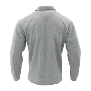 Vue arrière détaillée d'une veste classique grise pour homme doublée de polaire