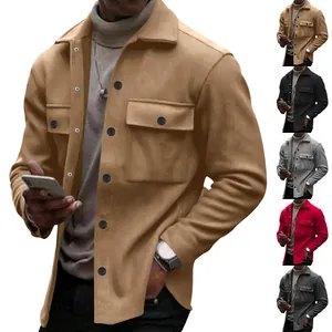 Herren Retro-Jacke mit einreihiger Knopfleiste und Revers, in mehreren Farben erhältlich