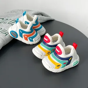 Baby Kleinkind Raupen Sneaker Weiche Sohle Atmungsaktive Lauflernschuhe Für Jungen Mädchen Lässig Patchwork Säugling Schuhe