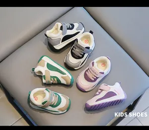 Breathable mesh toddler walking sneakers in multiple colors with soft and flexible soles