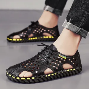 Atmungsaktive Herren Retro-Sandalen mit geschlossener Spitze für den Sommer