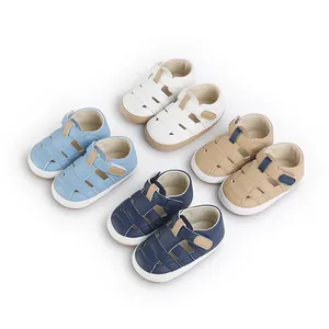 Atmungsaktive Baby-Sommersandalen in vier Farben für die ersten Gehversuche Set