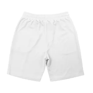 White waffle knit shorts for men loose fit casual summer style minimalist loungewear
