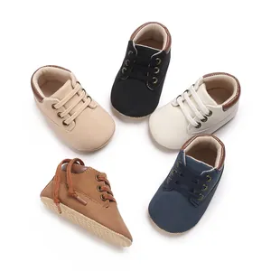 High quality multi-color baby boy walking shoes with soft soles for infants aged 0-18 months