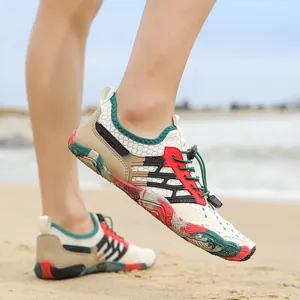 Unisex Sneldrogende Waterschoenen Lycra Rubber Aqua Sneakers Antislip Ademende Strandschoenen Voor Duiken Zwemmen Vissen m1733
