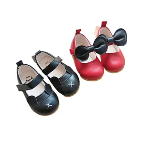 Weiche Lauflernschuhe für kleine Mädchen mit süßen Hasenohren und Schleifen-Design