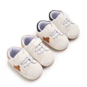 Baby Jongens Meisjes Cartoon Beer Zachte Zool Sneakers Pasgeboren Baby Eerste Loopschoenen Casual Ademend Antislip Klittenband