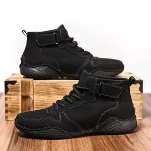 Bottes de sport d'extérieur montantes pour hommes avec semelle spéciale à motif poulpe.