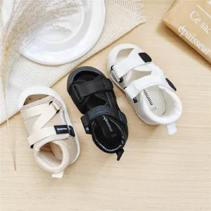 Monship Baby Walking Sandals Toddler Breathable Mesh Closed Toe Anti Collision Soft Sole Summer Beach Shoes For Boys Girls