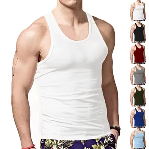 Canotta sportiva da uomo slim fit disponibile in vari colori per l'allenamento estivo