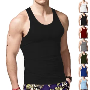 Canotta sportiva da uomo vestibilità aderente disponibile in vari colori diversi