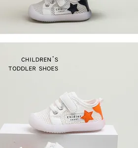 Atmungsaktive Baby-Netzschuhe mit weicher rutschfester Sohle