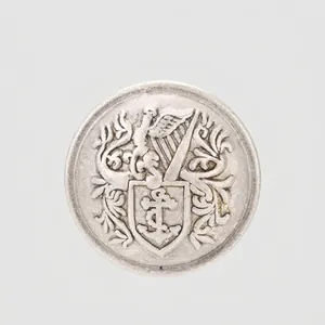 Retro Heraldic Embossed Brass Buttons For Suit Blazer Jacket Round Metal Buttons With Anchor Shield Eagle Pattern
