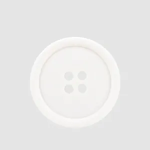 Eco Friendly Natural Cotton Sewing Buttons Minimalist Round Four Hole Fasteners For Shirts Linen Clothing DIY Craft Accessories