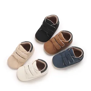 Detailed overhead view showing color variety of baby boys sneakers in five classic shades