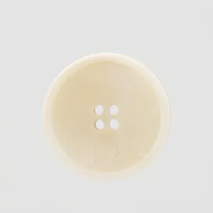 Natural Corozo Nut Buttons Gentleman Style Round 4 Hole Ivory White Suit Coat Buttons For Apparel Sewing And Crafting