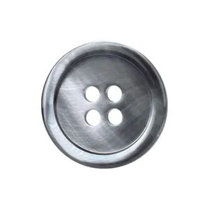 High-grade natural shell 4-hole button for luxury suits and sweaters
