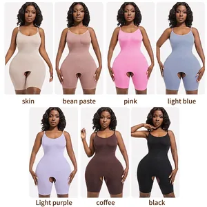 Nahtloser Damen-Shaping-Body zur Bauchkontrolle in verschiedenen Farben erhältlich