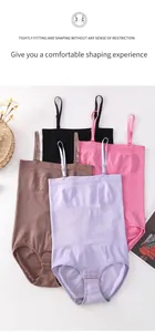 Vue détaillée des bodys sculptants pour femmes en violet, rose et marron, grande taille