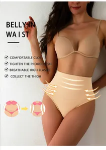 Bauch-weg-Miederhose mit hoher Taille und Kompressionseffekt für eine schlanke Silhouette