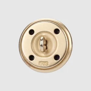 Premium Japanese style gold copper shank button for high-end designer garments and coats