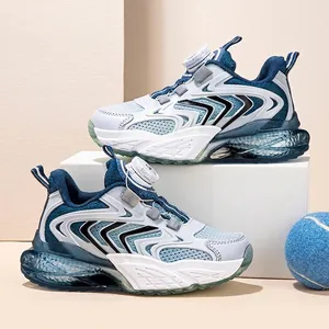 Hobibear Scarpe Sportive Per Bambini Con Fibbia Rotante Sneakers In Rete Traspirante Per Ragazzi E Ragazze Primavera Autunno Scarpe Da Corsa Antiscivolo