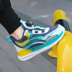 Jungen Sportschuhe mit Drehverschluss und wasserdichtem Obermaterial in Blau