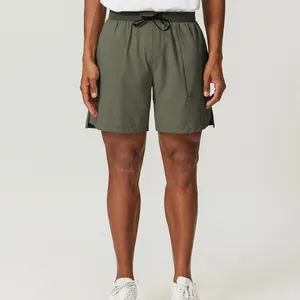 Herren Schnelltrocknende Sport-Shorts Atmungsaktive Nylon Elasthan Lauf- Trainings-Shorts Mit Kordelzug Elastischem Bund Citywalk Hosen