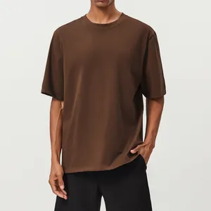 Men's Cotton Breathable Sporty T-Shirt Sweat Wicking Round Neck Short Sleeve Top For Running Fitness Citywalk Daily Wear