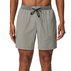 Premium graue Herren-Sportshorts schnelltrocknend für Laufen Tennis und Outdoor Aktivitäten