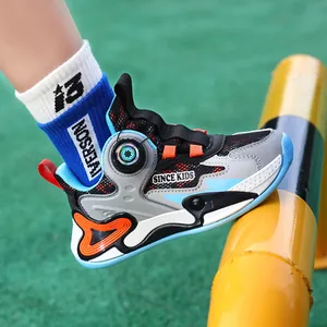 Atmungsaktive Basketballschuhe für Jungen mit Schnellschnürsystem für den Sport