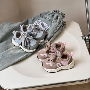 Scarpe Primi Passi Autunno Moda Bambino Suola Morbida Sneakers Ragazzi Ragazze Traspiranti Sportive Casual Microfibra