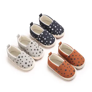 Baby Prinzessin Lauflernschuhe Baumwolle Weiche Sohle Sternmuster Säugling Erstlingsschuhe Lässige Kleinkinderschuhe Für Neugeborene Unisex