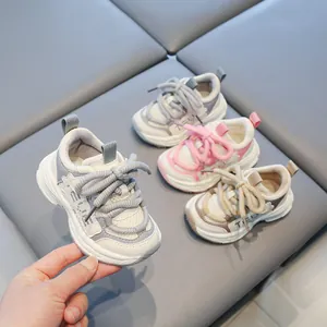 Colorful toddler chunky sneakers featuring soft non-slip soles and functional design
