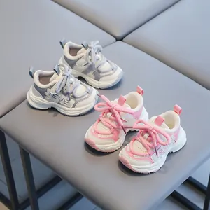 Breathable non-slip toddler sneakers for boys and girls aged 2 to 4 years old