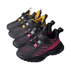 Breathable mesh sneakers for kids boy and girl lightweight athletic outdoor running shoes