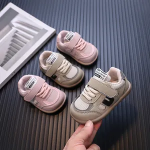 Baby Lauflernschuhe Jungen Mädchen Atmungsaktiv Mesh Kleinkind Sneaker Weiche Sohle Rutschfeste Funktionale Herbst Kinder Sportschuhe