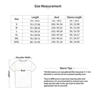 Size measurement guide for men's athletic compression t-shirt showing CM and INCH
