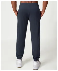 Back view of comfortable men's joggers for casual lounging and fitness training