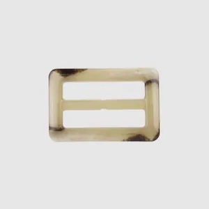 High-end marbled urea buckle for garments with rectangular design