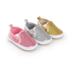 Kleinkind Baby Mädchen Glitzer Lauflernschuhe Weiche Sohle Rutschfest Pailletten Prewalker Schuhe Für Anfänger Prinzessin Schuhe