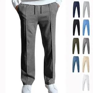 Lockere Herren-Jogginghose mit geradem Bein in Grau, in verschiedenen Farben erhältlich