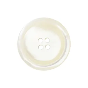 High-quality natural Japanese shell button with 4 holes for luxury apparel decor