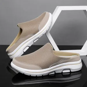Baskets Mules en Mesh Respirant pour Femmes Hommes Légères Sans Talon Slip On Chaussures de Marche en Plein Air Décontractées Grande Taille