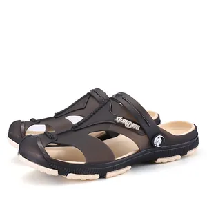 Heren Zomer Clogs Opengewerkte Sandalen Antislip Strandschoenen Lichtgewicht EVA PVC Tuinschoenen Outdoor Waterschoenen Voor Heren