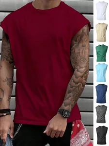 Herren Mesh Fitness Sport Tank Top Europäische Größe Schnelltrocknend Atmungsaktiv Ärmelloses Oberteil Zum Laufen Fitnessstudio